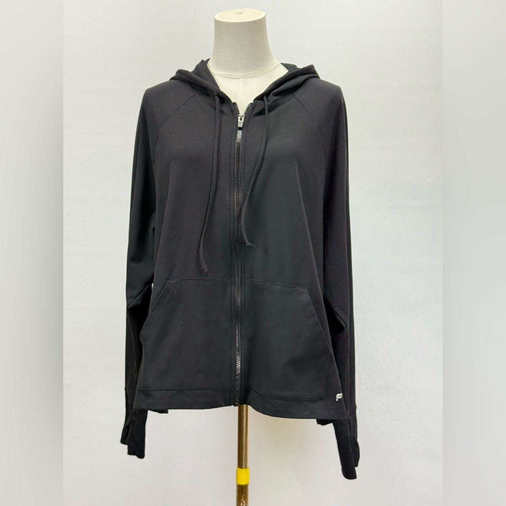FABLETICS Women's Black full zip Cloud jersey kni… - image 2